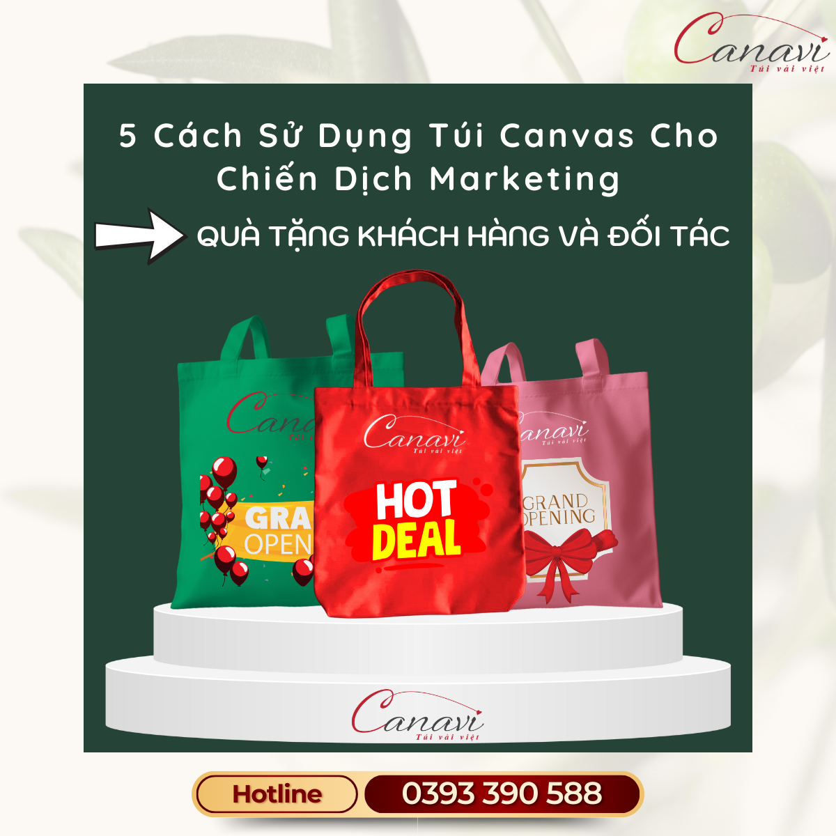 5 Cách Sử Dụng Túi Canvas Trong Các Chiến Dịch Marketing Của Doanh Nghiệp