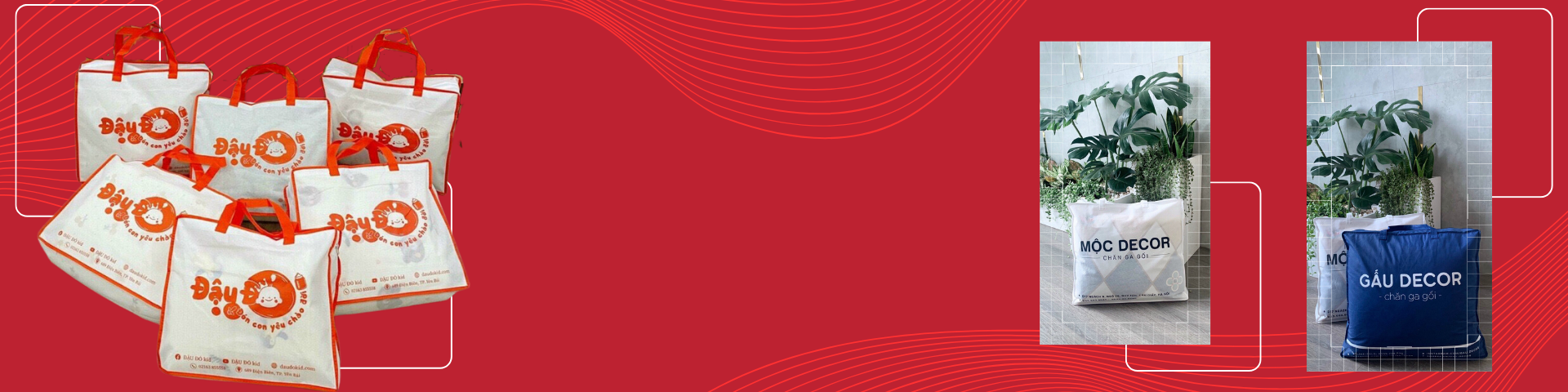 Túi vải đựng chăn ga - Giải pháp lưu trữ tiện lợi, quảng bá thương hiệu