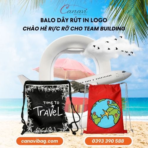 Chất liệu phổ biến của balo dây rút thể thao