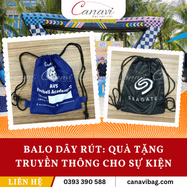 Balo dây rút: Quà tặng truyền thông ấn tượng cho mùa team building hè