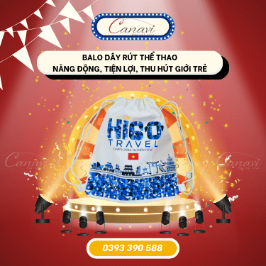Balo dây rút thể thao: Năng động, tiện lợi, thu hút giới trẻ