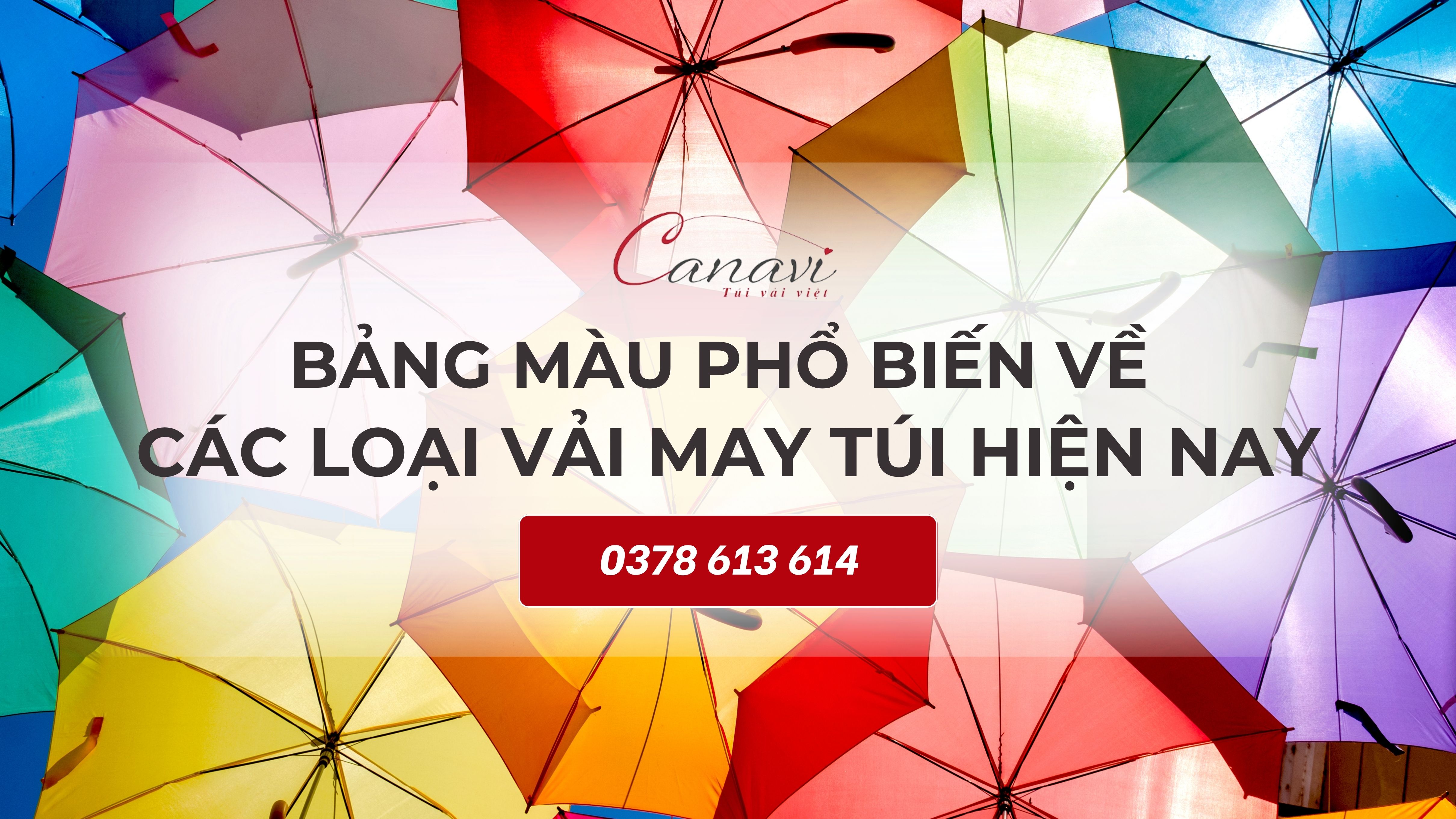 Bảng màu phổ biến về các loại vải may túi hiện nay