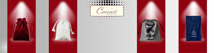 Xưởng sản xuất túi vải dây rút Canavi - Giải pháp kinh doanh cho các cửa hàng trang sức mùa cưới cuối năm