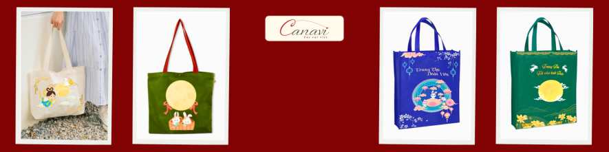 Túi vải đựng bánh trung thu 08 