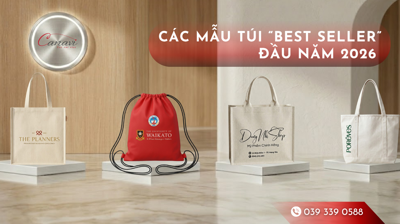 Tổng hợp các mẫu túi vải 