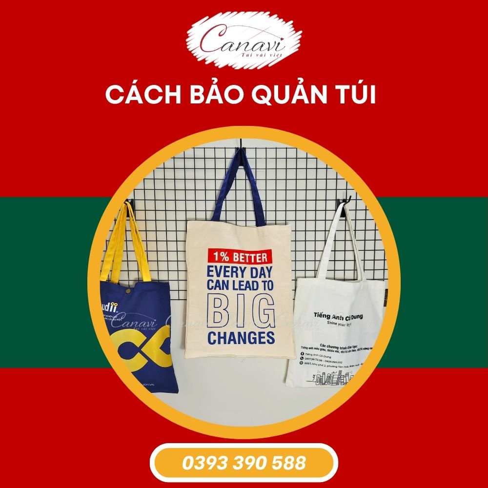 Cách Phơi Và Bảo Quản Túi Canvas Vải Bố Sau Khi Vệ Sinh