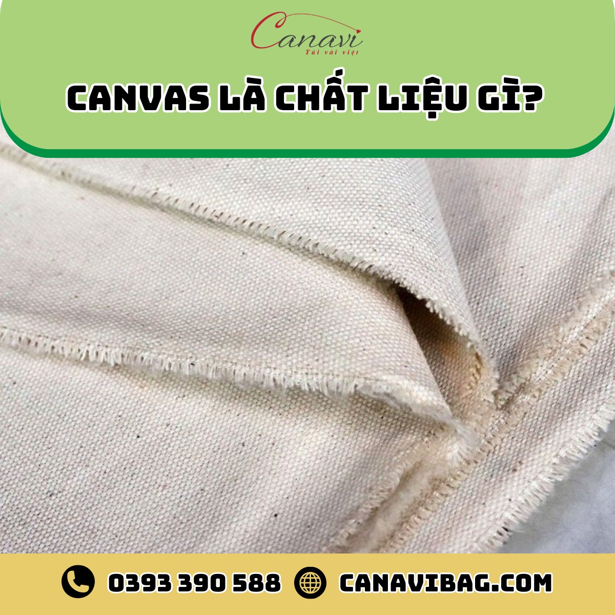 Canvas là chất liệu gì