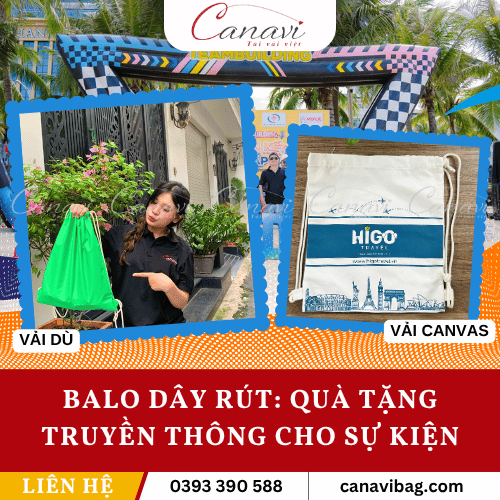 Chất liệu vải nào phù hợp để may balo dây rút?