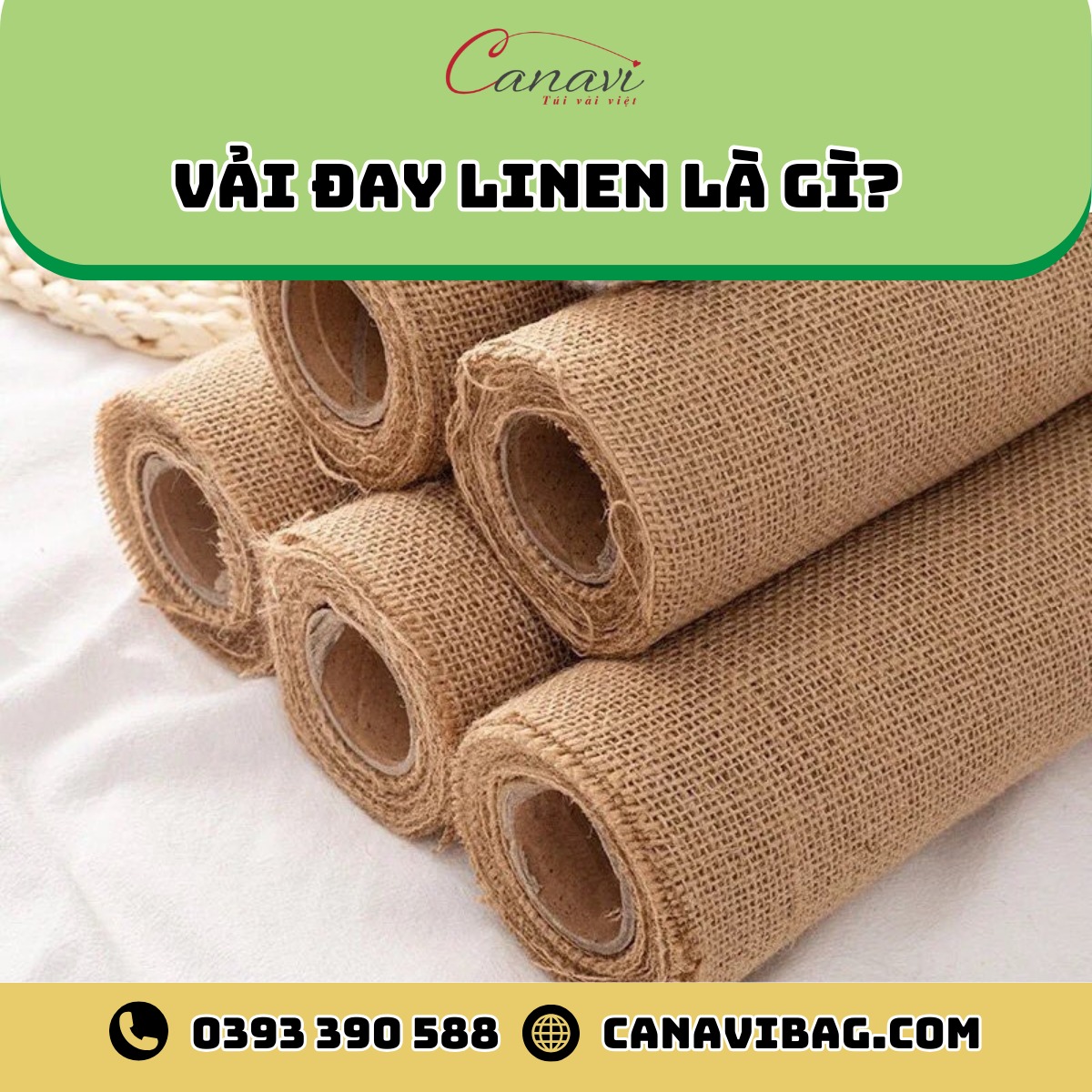 Chất liệu vải sợi đay - vải đay linen