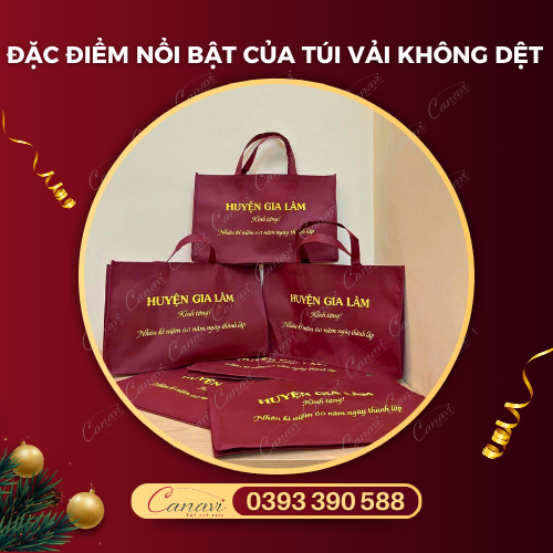 Đặc điểm nổi bật của túi vải không dệt kích thước lớn