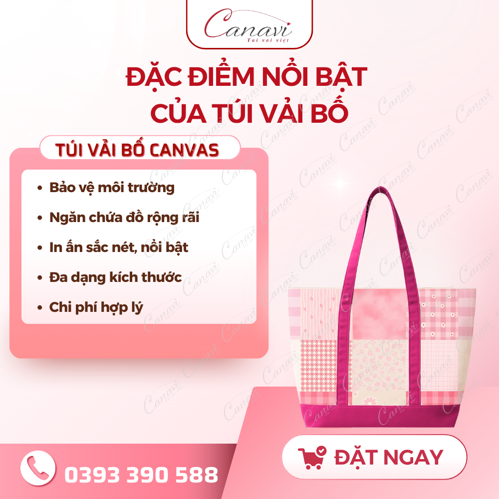 Đặc điểm nổi bật của túi vải bố