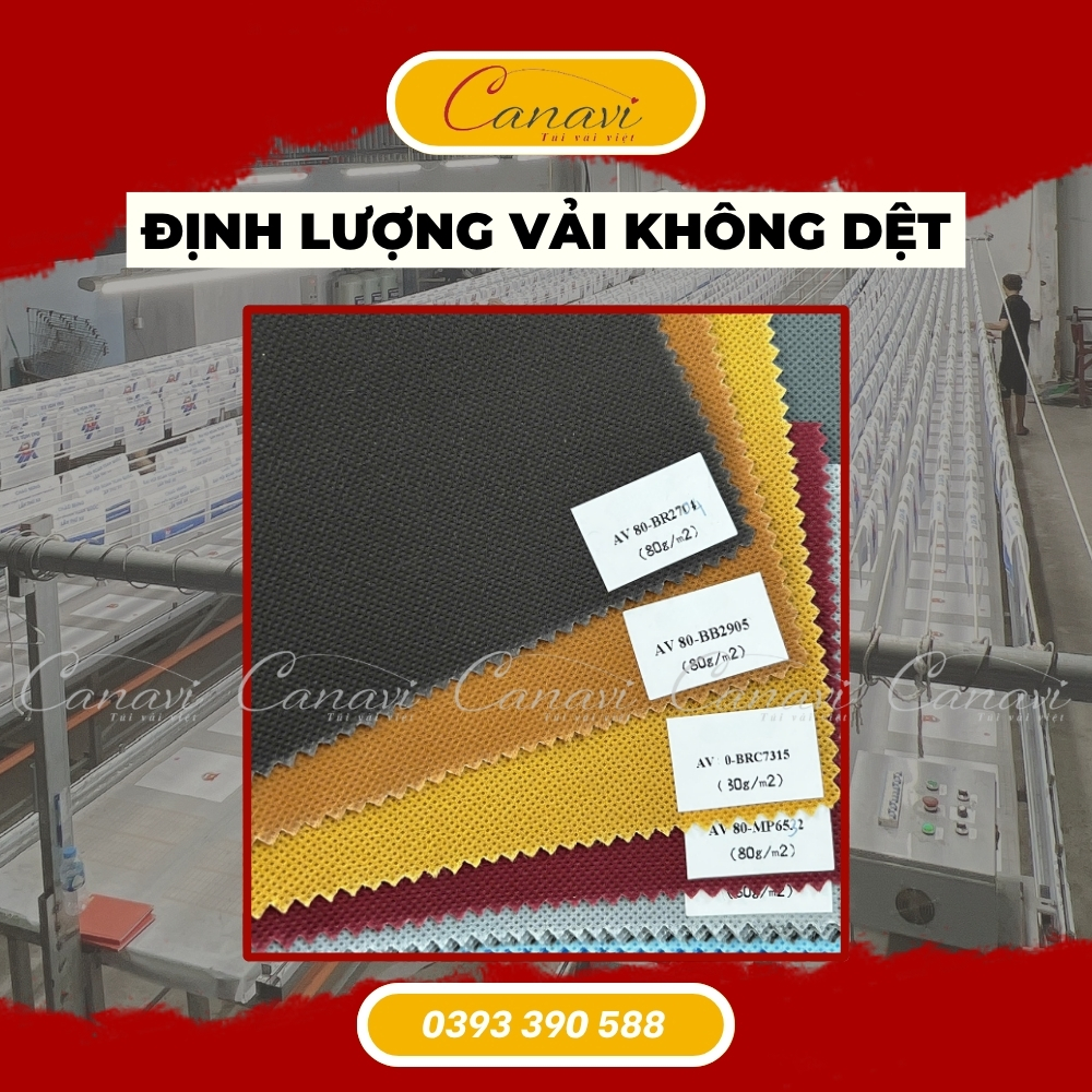 Đinh lượng vải không dệt phổ biến
