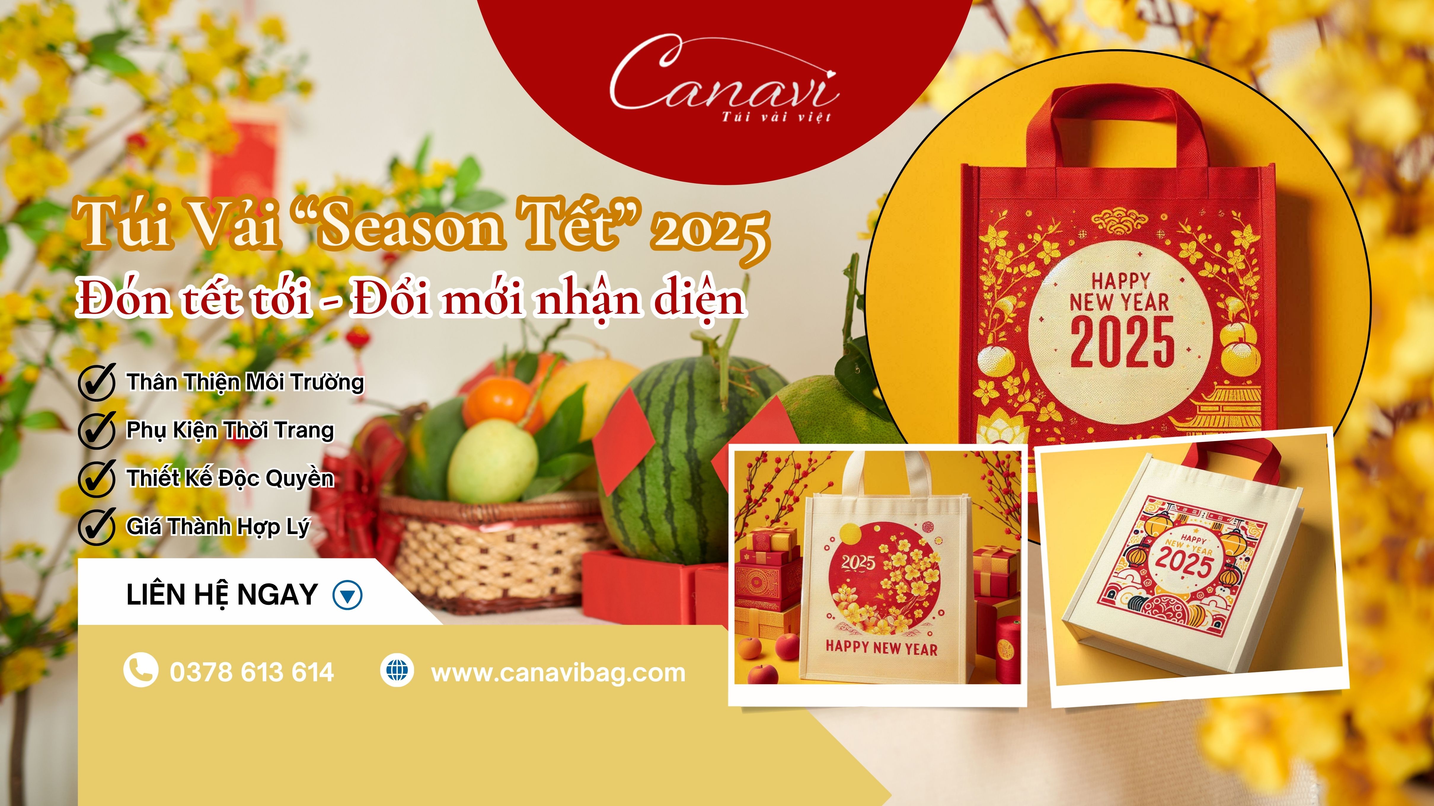 Giải Pháp Quảng Bá Thương Hiệu Thời Trang Với Túi Vải Thiết Kế Riêng Cho Mùa Tết