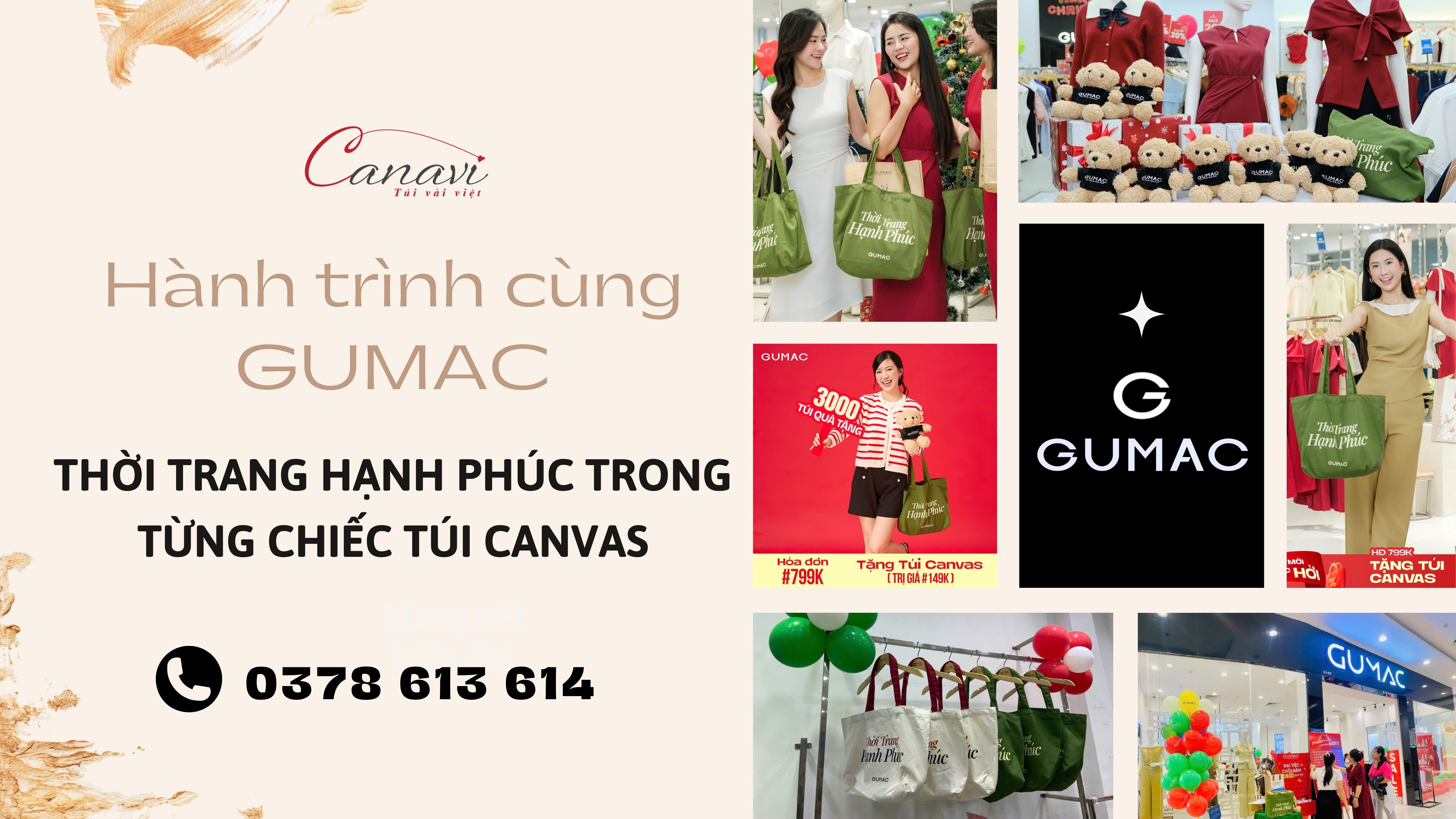 Hành trình cùng GUMAC: Thời trang hạnh phúc trong từng chiếc túi canvas