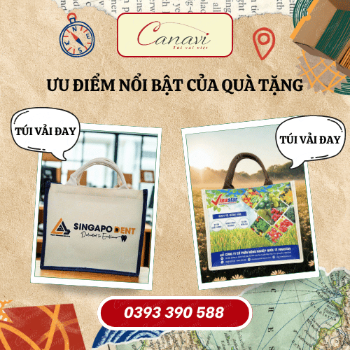 Ưu Điểm Nổi Bật Khi Sử Dụng Túi Vải Đay Làm Quà Tặng Du Lịch