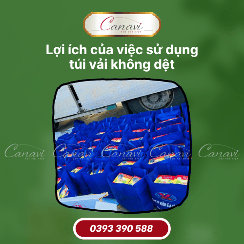 Lợi ích của việc sử dụng túi vải không dệt trong hoạt động kinh doanh