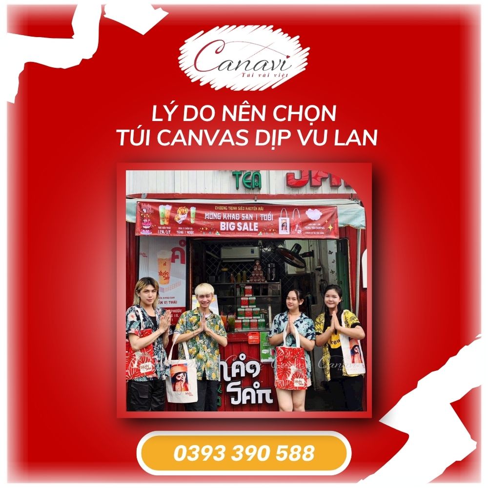 Lý Do Các Cửa Hàng Đồ Phong Thủy Không Thể Bỏ Qua Túi Canvas Dịp Vu Lan