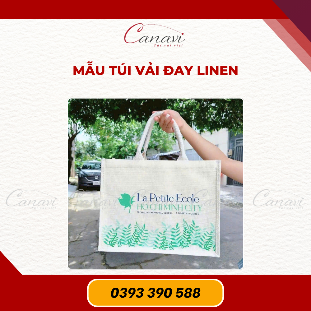 Túi vải đay linen cao cấp