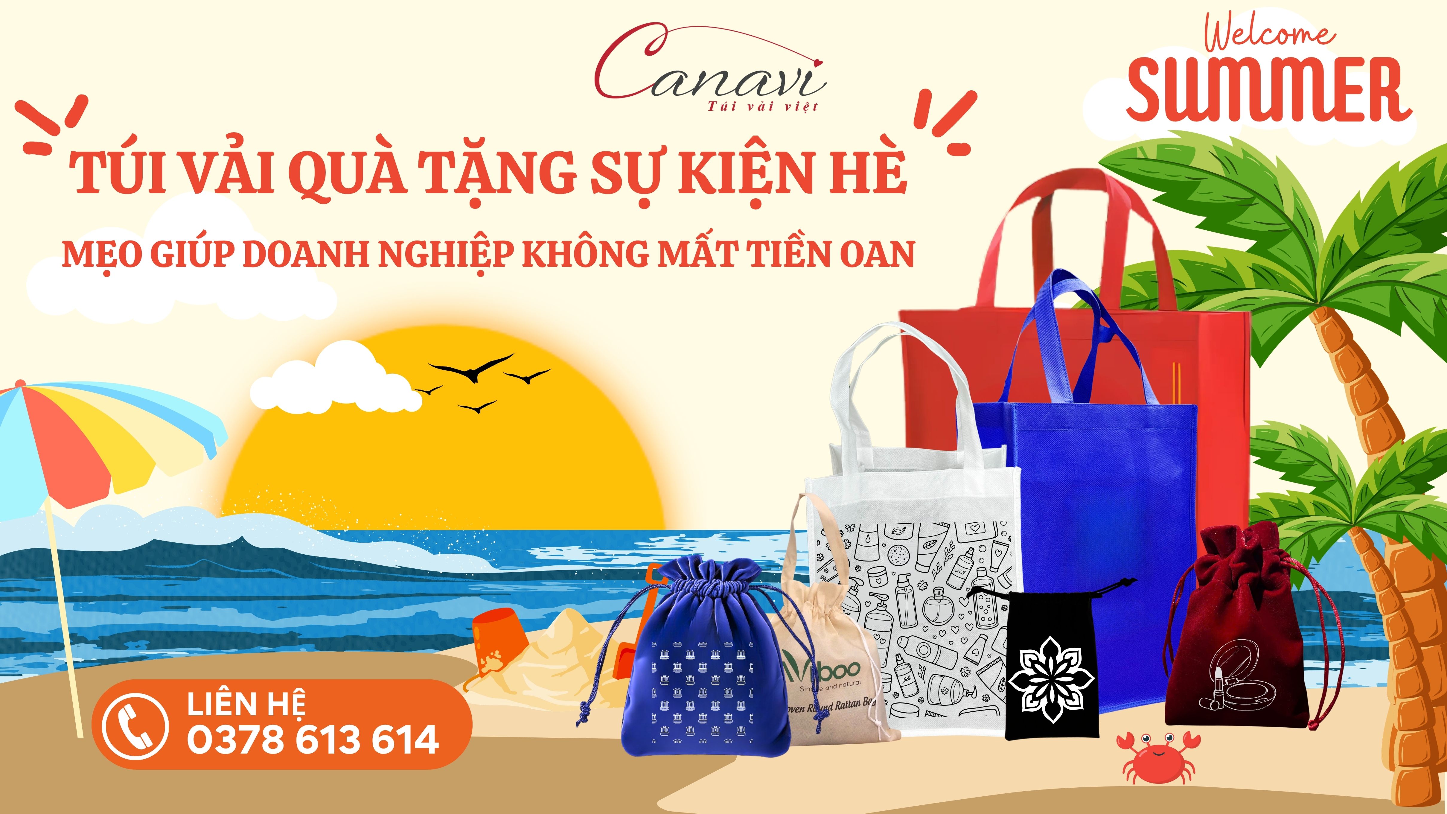 Mẹo giúp doanh nghiệp không mất tiền oan khi chọn túi vải làm quà tặng mùa hè