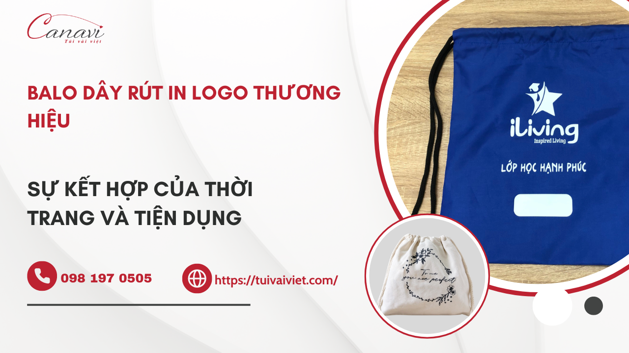 Balo dây rút - Sự kết hợp hoàn hảo của thời trang và tiện dụng