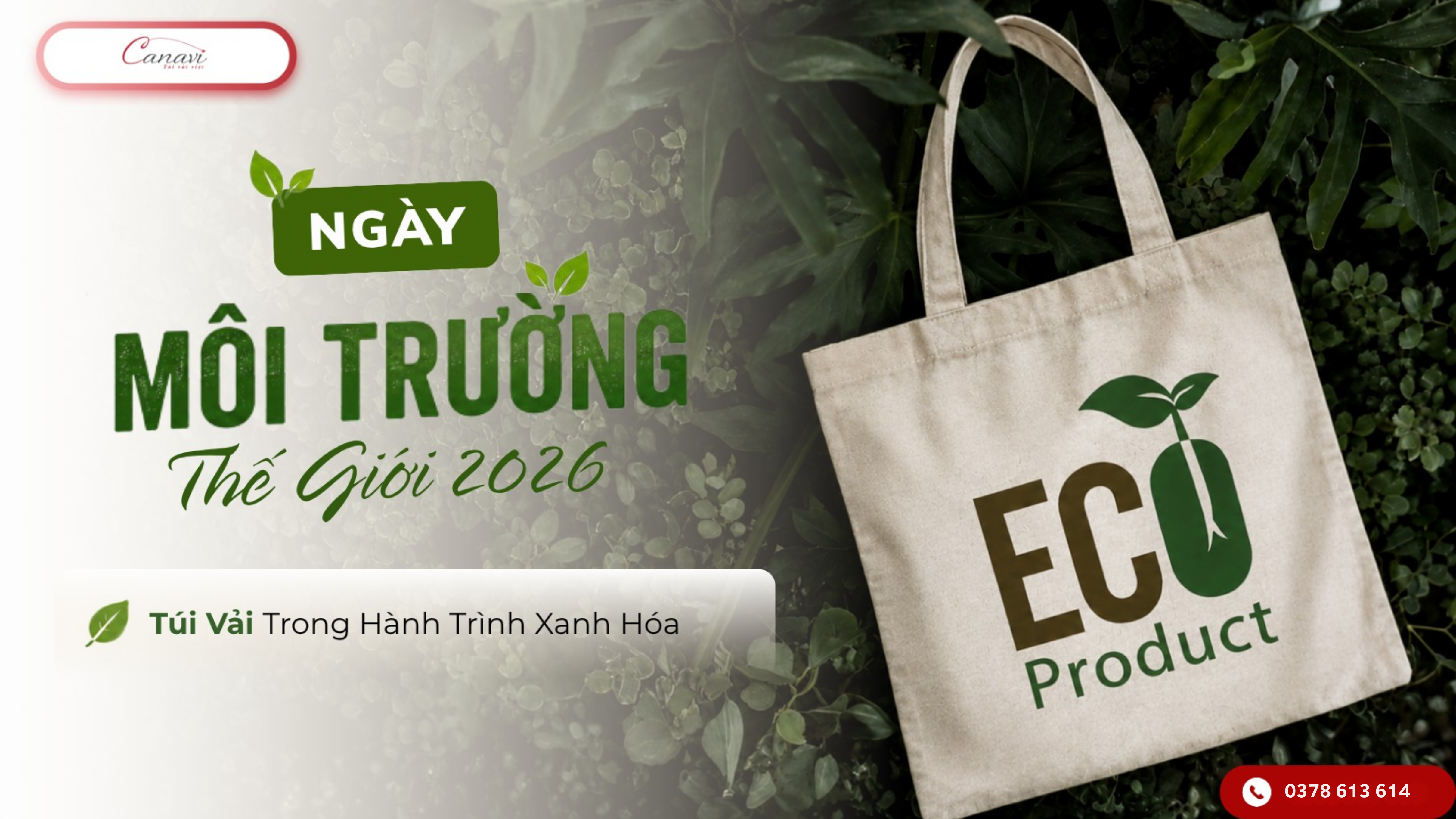 Ngày Môi Trường Thế Giới 2026: Doanh Nghiệp Chuyển Sang Túi Vải Trong Hành Trình Xanh Hóa