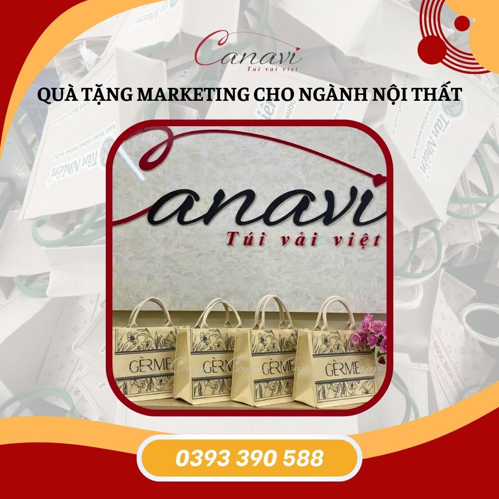 Túi Đay Linen: Quà tặng marketing cho ngành nội thất