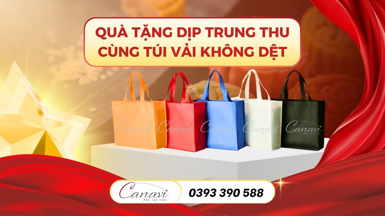 Cách Top các Thương hiệu hàng đầu VN đón đầu quà tặng trung thu với dàng sản phẩm túi vải không dệt