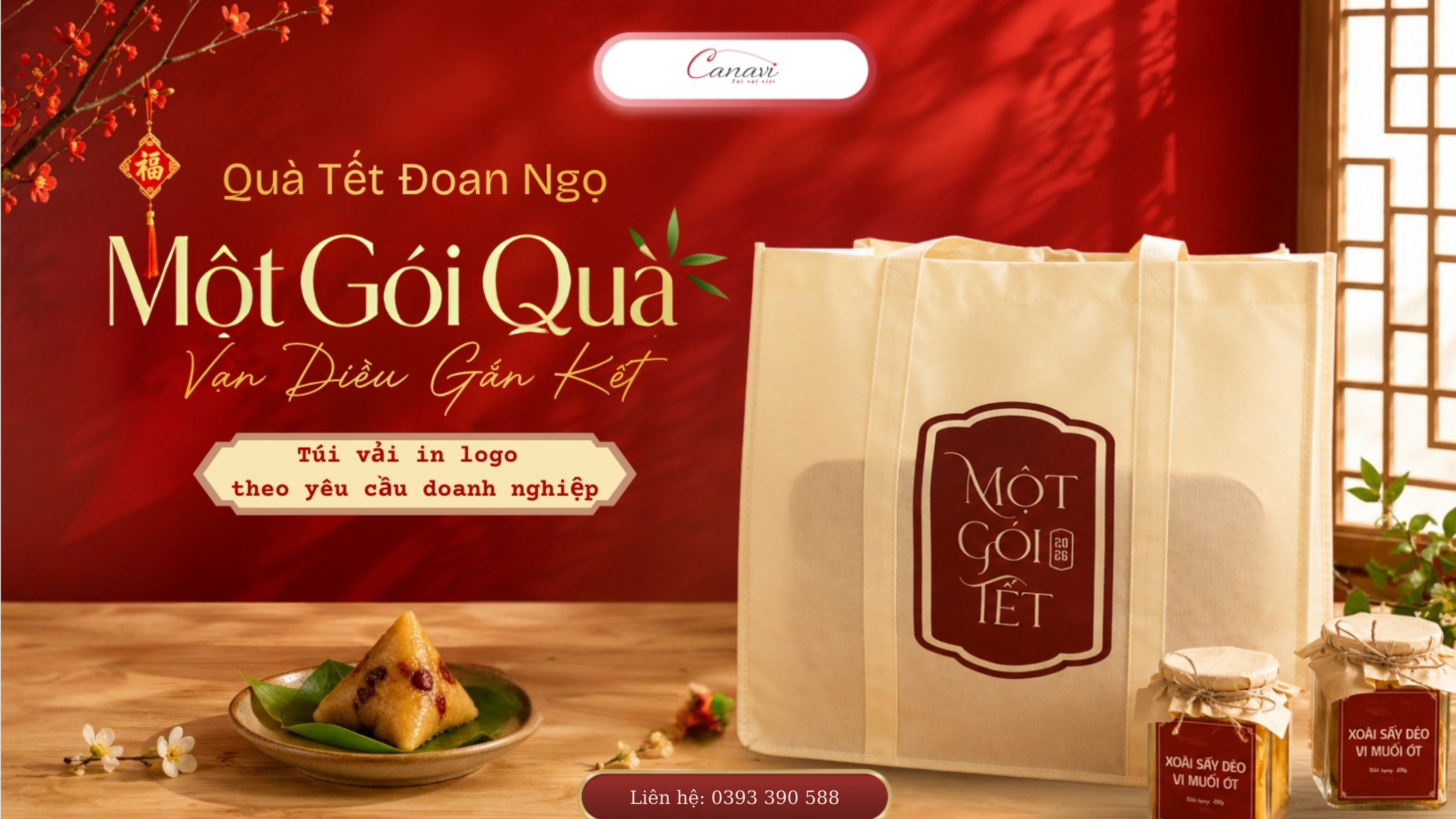 Quà Tết Đoan Ngọ Cho Doanh Nghiệp: Một Gói Quà Vạn Điều Gắn Kết Cùng Túi Vải In Logo