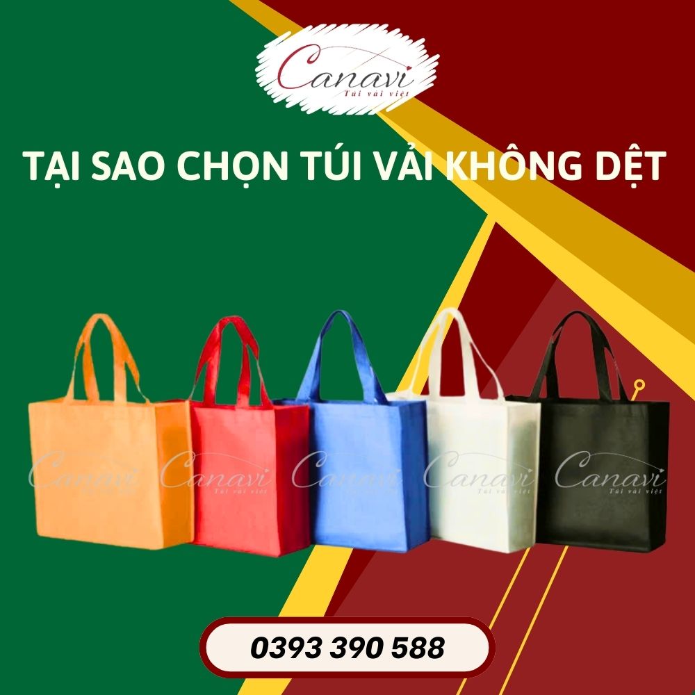 Tại sao túi vải không dệt là lựa chọn phù hợp