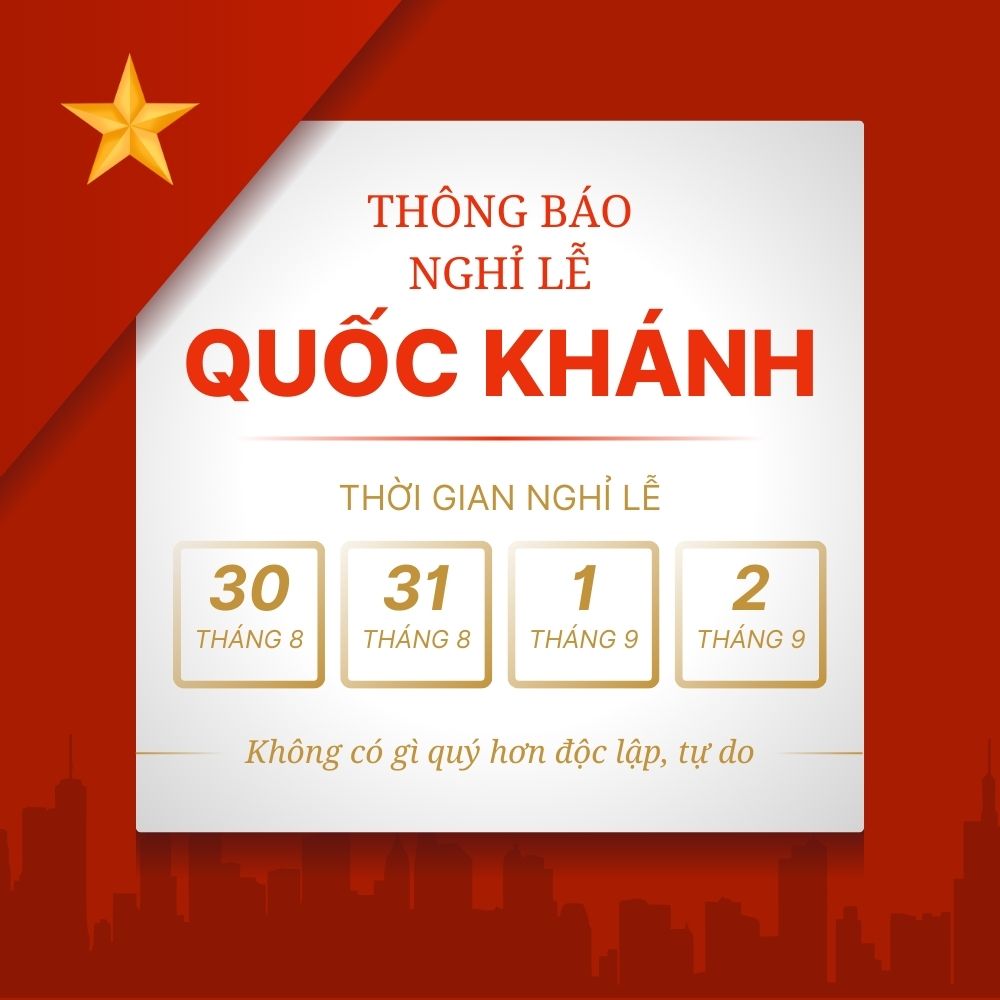 Lịch Nghỉ Quốc Khánh 2/9/2025