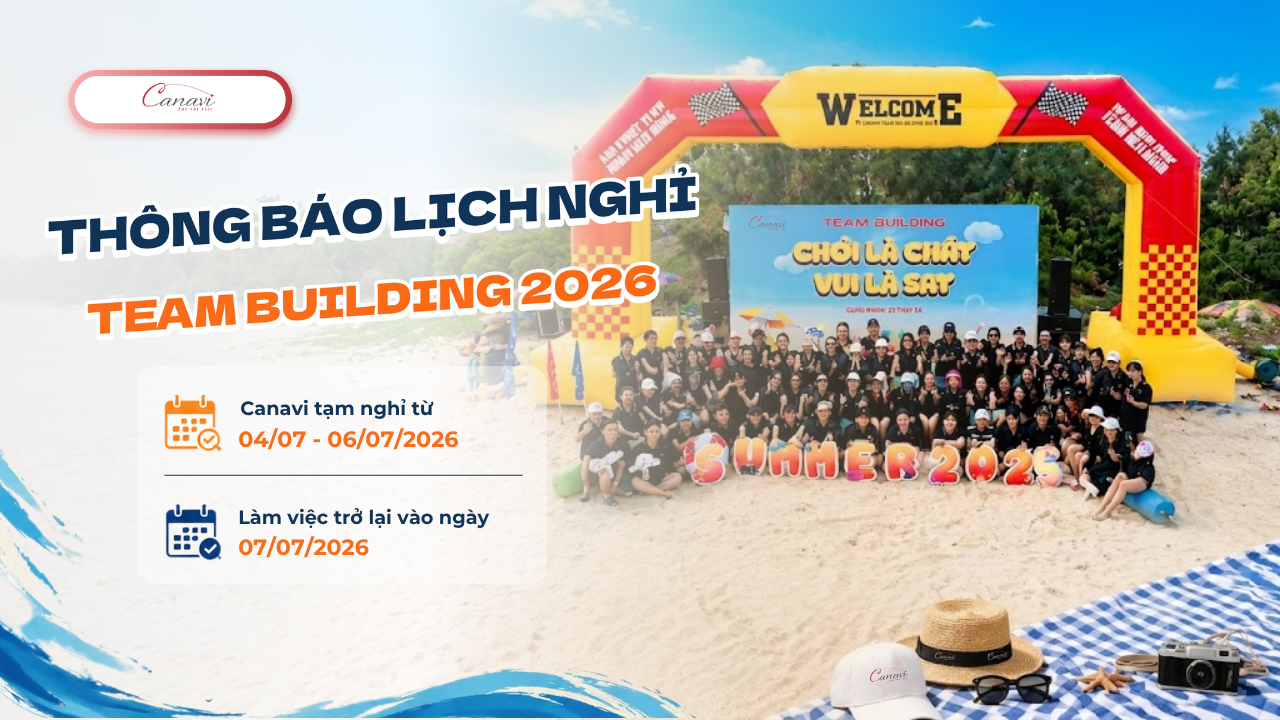 THÔNG BÁO LỊCH NGHỈ TEAM BUILDING 2026