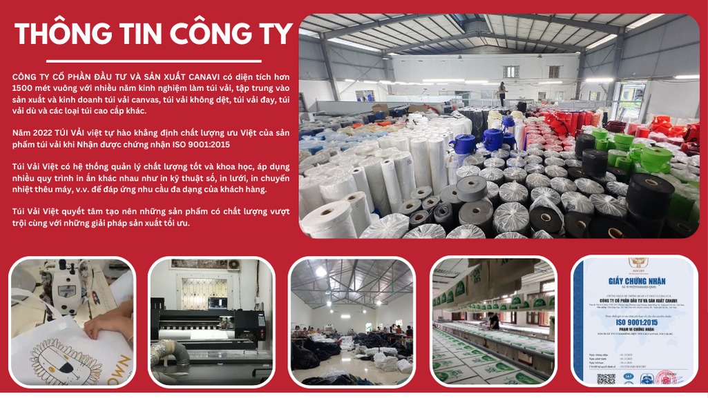 Thông Tin Công Ty Túi Vải Việt Canavi 