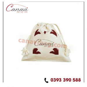 Túi Vải Dây Rút TVDR004 In Logo Theo Yêu Cầu Doanh Nghiệp