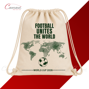 Balo Dây Rút Canvas BLWC02 -World Cup 2026
