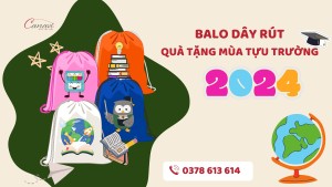 Balo dây rút - Qùa tặng Mùa tựu trường cho học sinh, sinh viên 2024 