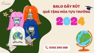 Balo dây rút - Qùa tặng Mùa tựu trường cho học sinh, sinh viên 2024 