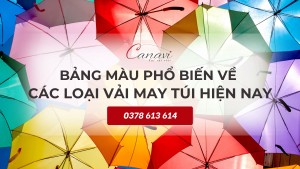 Bảng màu phổ biến về các loại vải may túi hiện nay