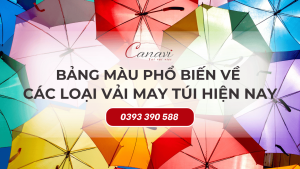 Bảng màu phổ biến về các loại vải may túi hiện nay