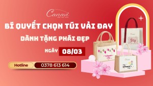 Bí quyết lựa chọn túi vải đay độc đáo cho ngày Quốc Tế Phụ Nữ!