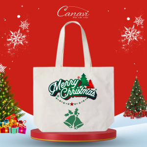 Túi Vải Canvas TVGS01 - Phiên Bản Giáng Sinh