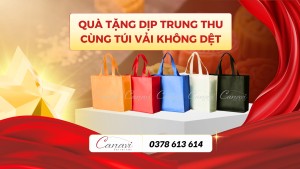 Cách Top các Thương hiệu hàng đầu VN đón đầu quà tặng trung thu với dàng sản phẩm túi vải không dệt