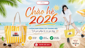 CHÀO HÈ RỰC RỠ: KHẲNG ĐỊNH ĐẲNG CẤP THƯƠNG HIỆU VỚI GIẢI PHÁP TÚI VẢI QUÀ TẶNG