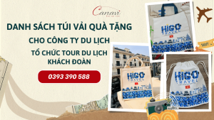 Mùa team building? Lưu ngay danh sách quà tặng túi vải dành cho công ty du lịch
