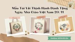 Gợi ý những mẫu túi vải thịnh hành dành tặng Ngày Nhà Giáo Việt Nam 20-11