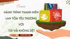 Hành trình tình nguyện của Thanh Niên lan tỏa yêu thương với túi vải không dệt