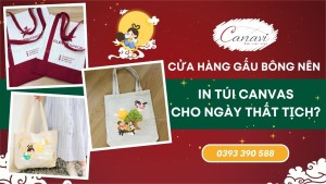 Vì Sao Cửa Hàng Gấu Bông Nên Đặt In Túi Canvas Cho Ngày Thất Tịch