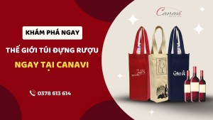 Khám phá thế giới túi đựng rượu đa dạng tại Canavi