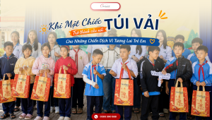 Khi Một Chiếc Túi Vải Trở Thành Cầu Nối Cho Những Chiến Dịch Vì Tương Lai Trẻ Em