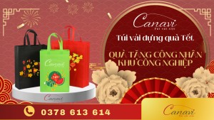 Lựa chọn túi vải đựng quà tết tặng công nhân dành cho các xí nghiệp, nhà máy