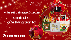 Mẫu túi vải nào phù hợp với chuỗi cửa hàng tiện lợi